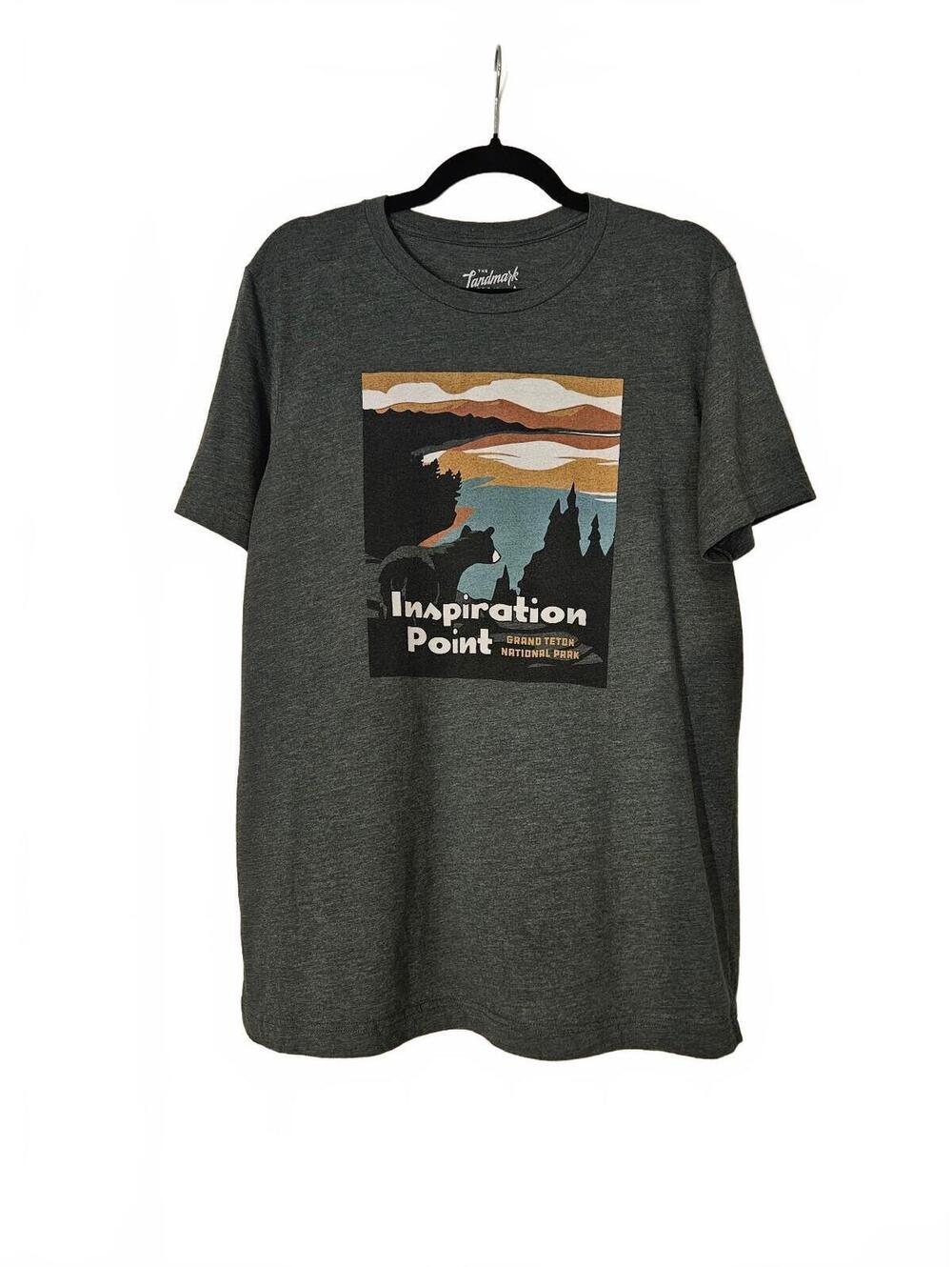 The Landmark Project Grand Teton National Park Inspiration Point T-Shirt Large